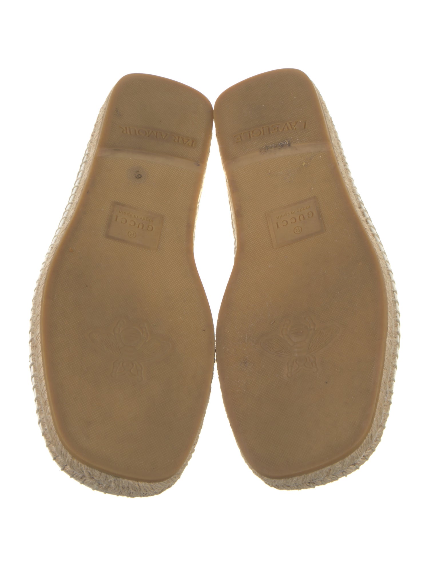 Gucci GG Canvas Leather Espadrille Sneakers